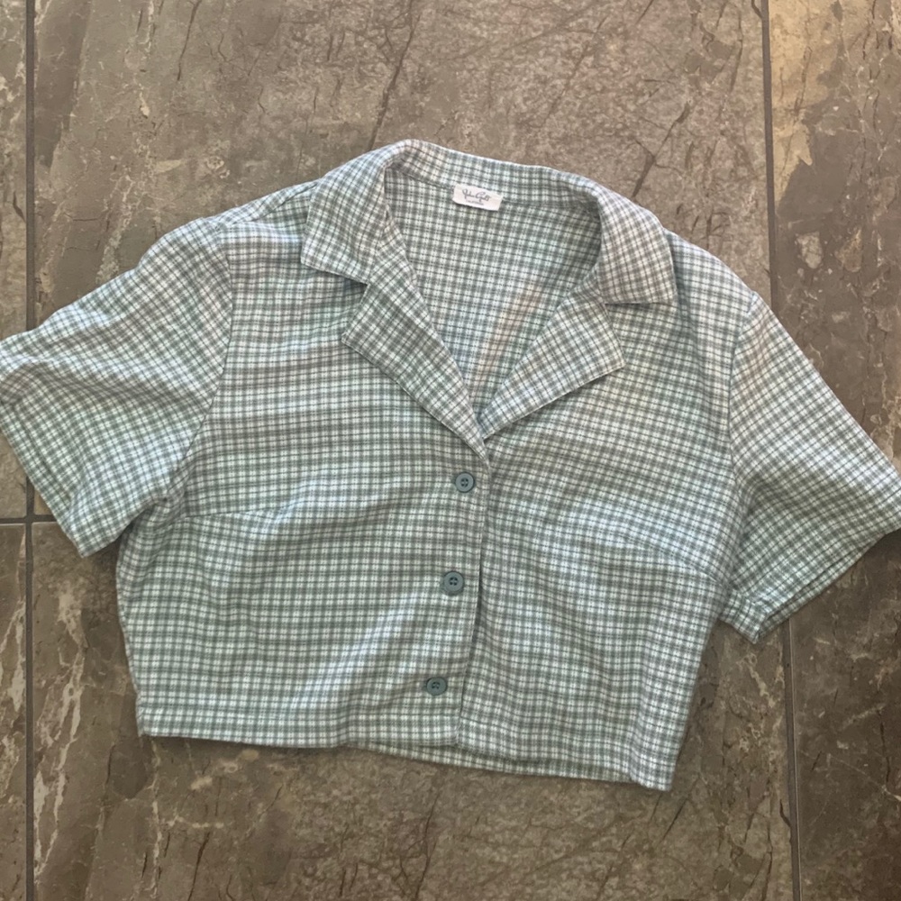 Brandy Melville Green Vivian Top